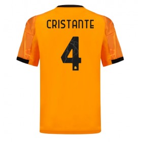 Pánské fotbalový oblečení AS Roma Bryan Cristante #4 Venkovní košile 2025-26 Krátkým Rukávem
